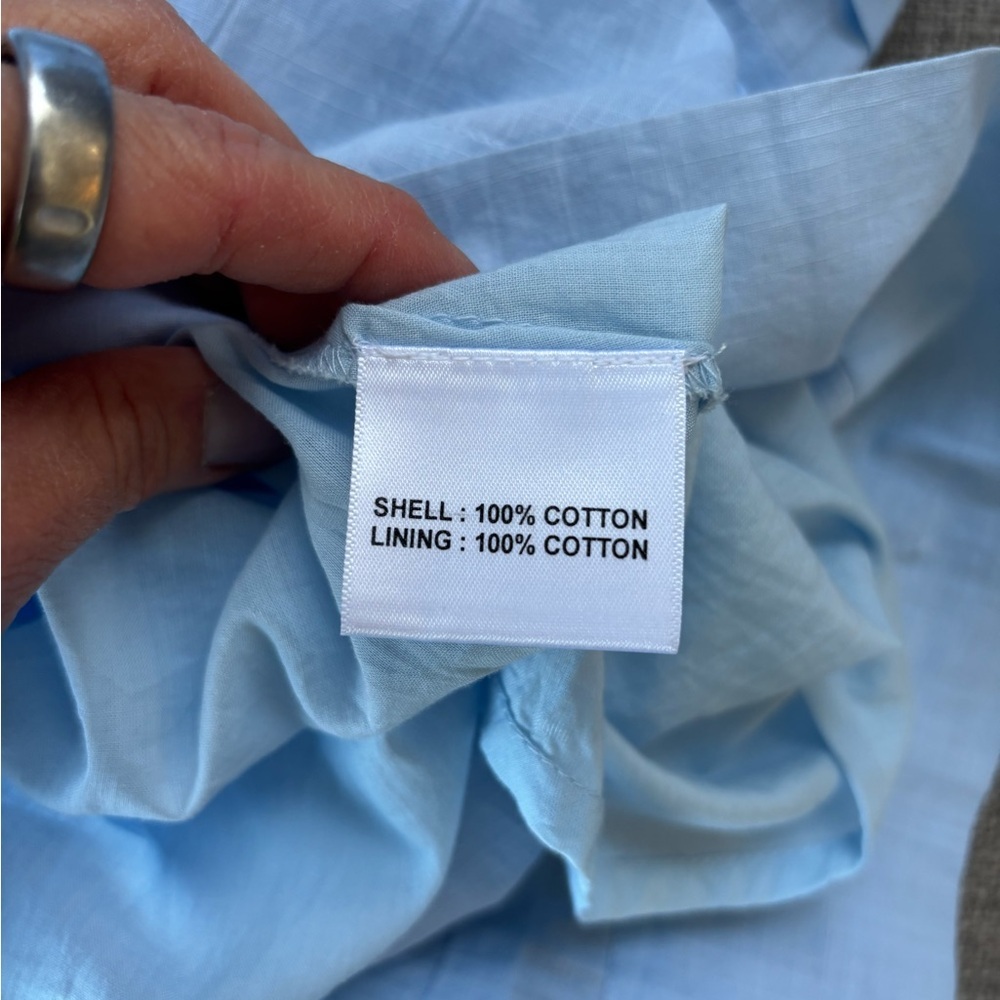 Citrus Called to Surf Shae Maxi Dress Light Blue Coastal Feminine Boho XXXL - Picture 9 of 10